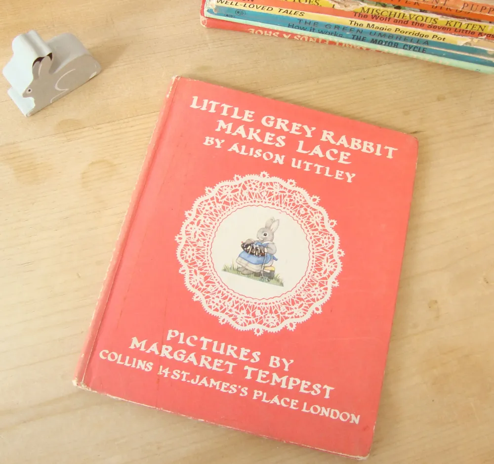 VINTAGE book - Little Grey Rabbit Makes Lace (1962)|Cottontails Baby Hot