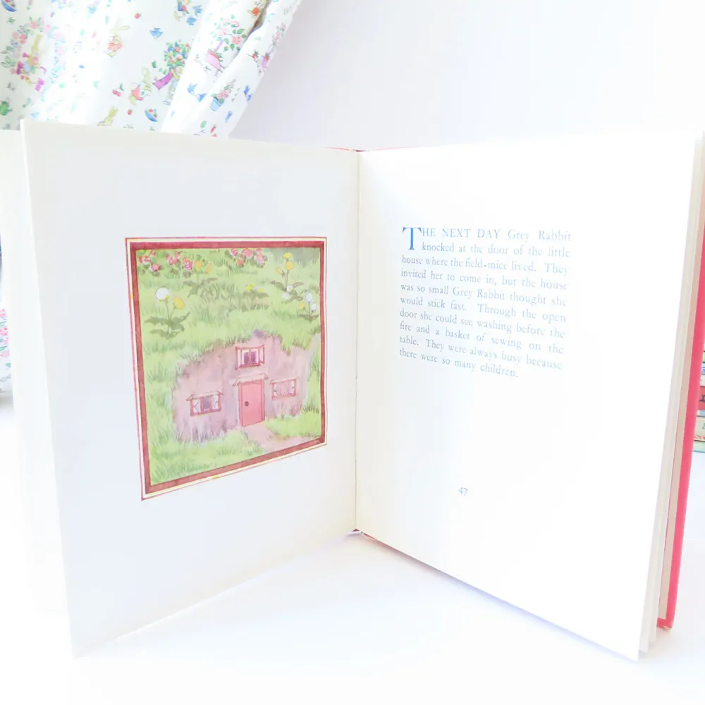 VINTAGE book - Little Grey Rabbit Makes Lace (1951)|Cottontails Baby Discount