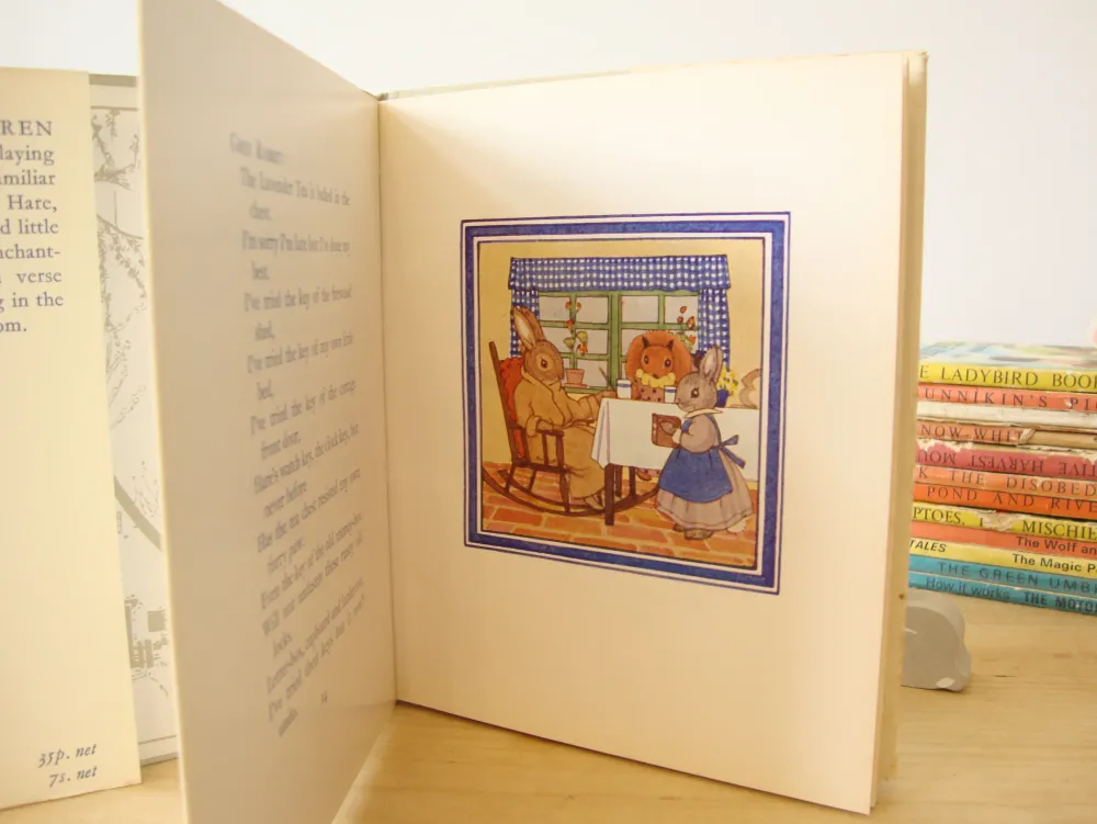 VINTAGE book - Little Grey Rabbit to the Rescue - A Play|Cottontails Baby Best