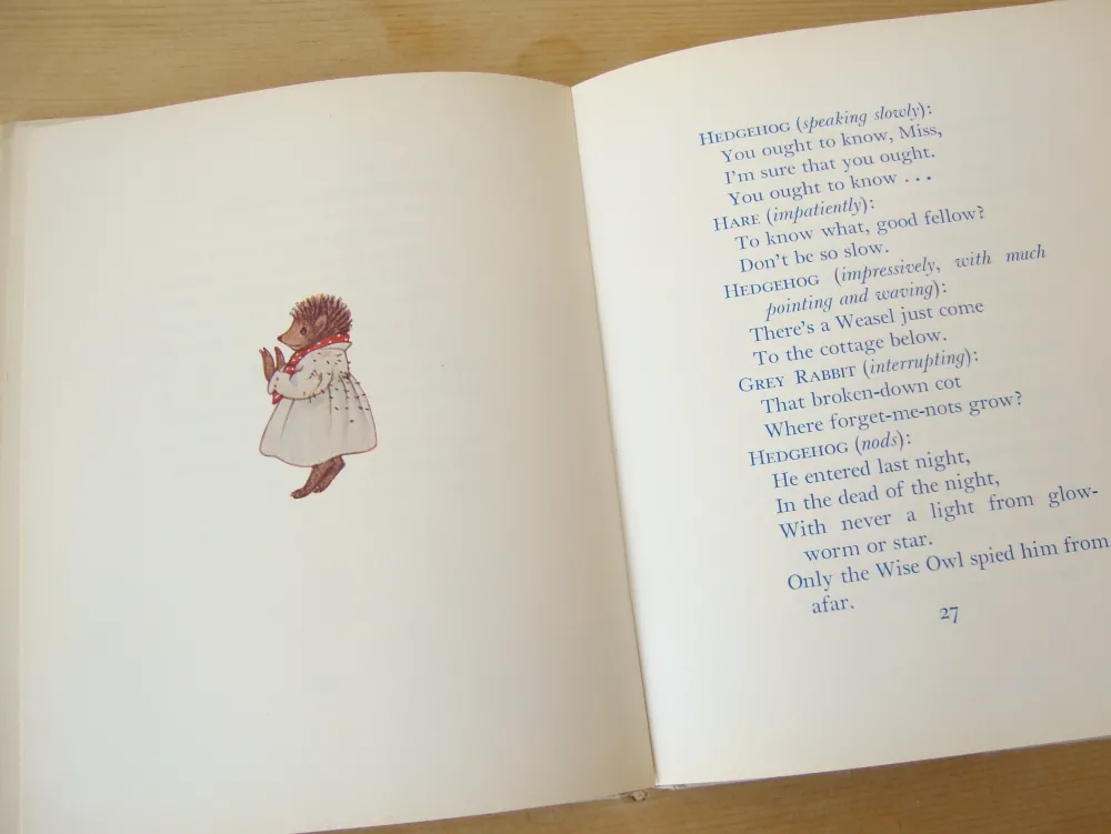 VINTAGE book - Little Grey Rabbit to the Rescue - A Play|Cottontails Baby Best