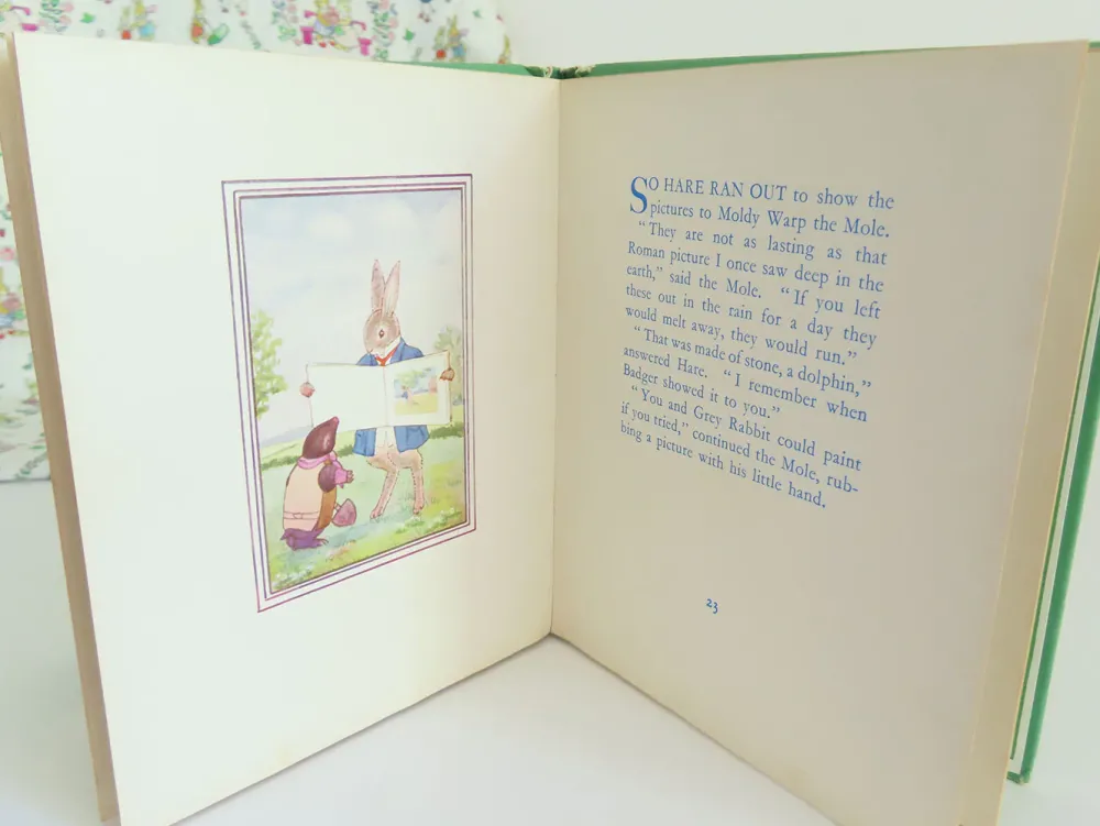 VINTAGE book - Little Grey Rabbit's Paint-Box (1970)|Cottontails Baby Hot