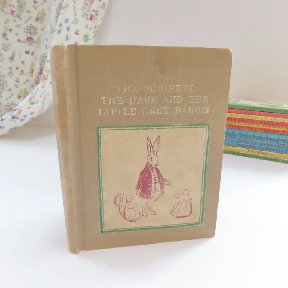 VINTAGE book - The Squirrel The Hare and The Little Grey Rabbit (1945)|Cottontails Baby New