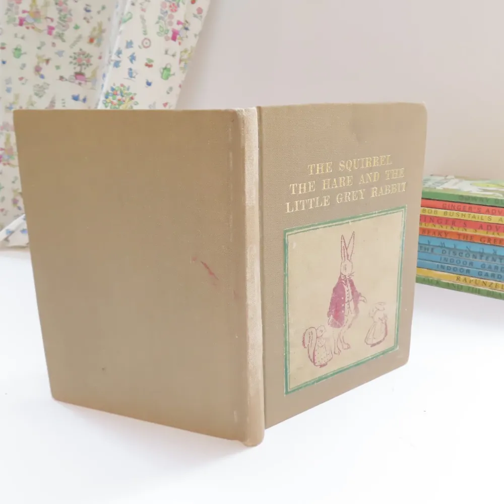 VINTAGE book - The Squirrel The Hare and The Little Grey Rabbit (1945)|Cottontails Baby New