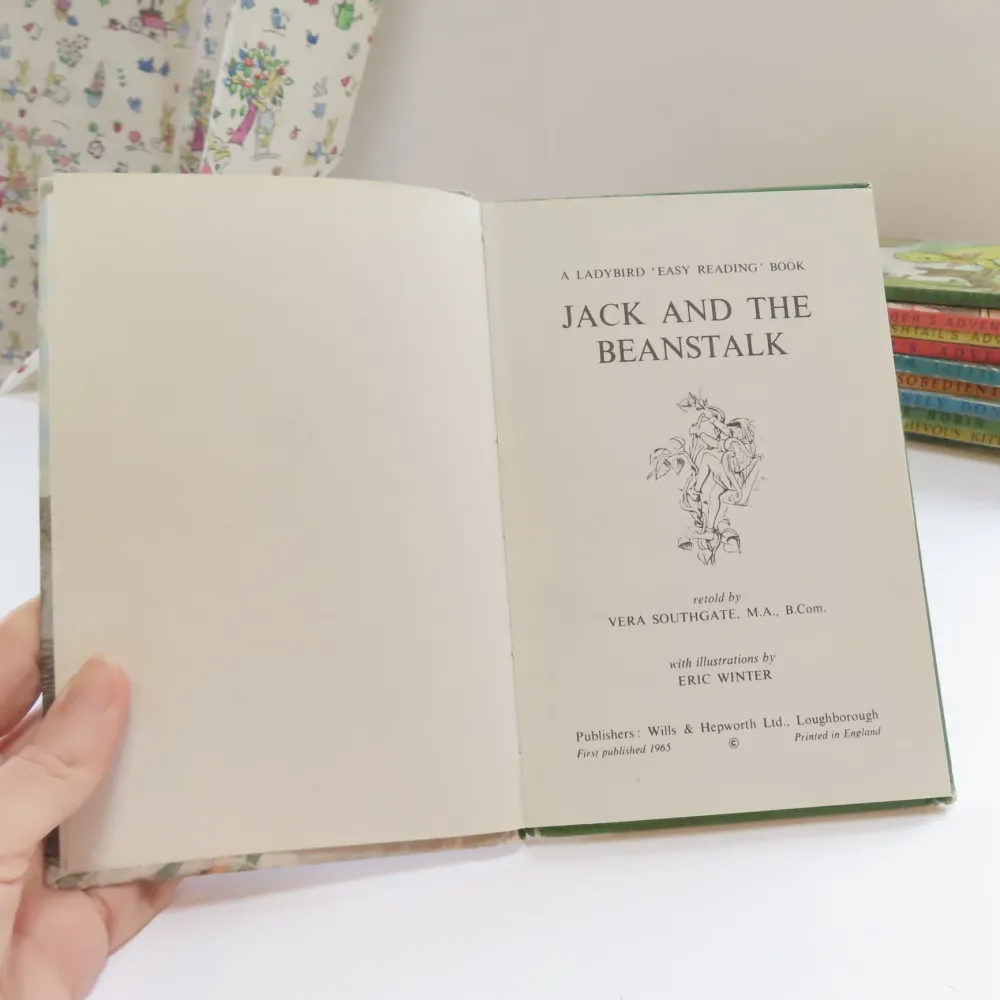 VINTAGE Ladybird book - Jack and the Beanstalk (mid 1960s)|Cottontails Baby