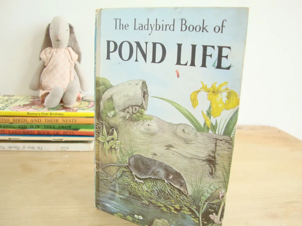 VINTAGE Ladybird book - Pond Life (1966)|Cottontails Baby