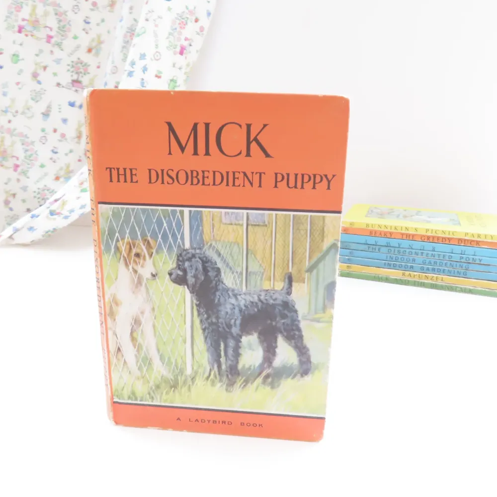VINTAGE Ladybird book - Mick the Disobedient Puppy (mid 1960s)|Cottontails Baby Hot