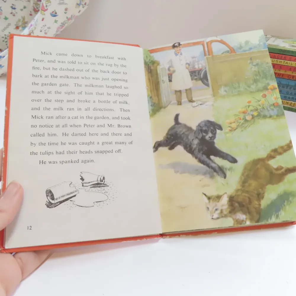 VINTAGE Ladybird book - Mick the Disobedient Puppy (mid 1960s)|Cottontails Baby Hot