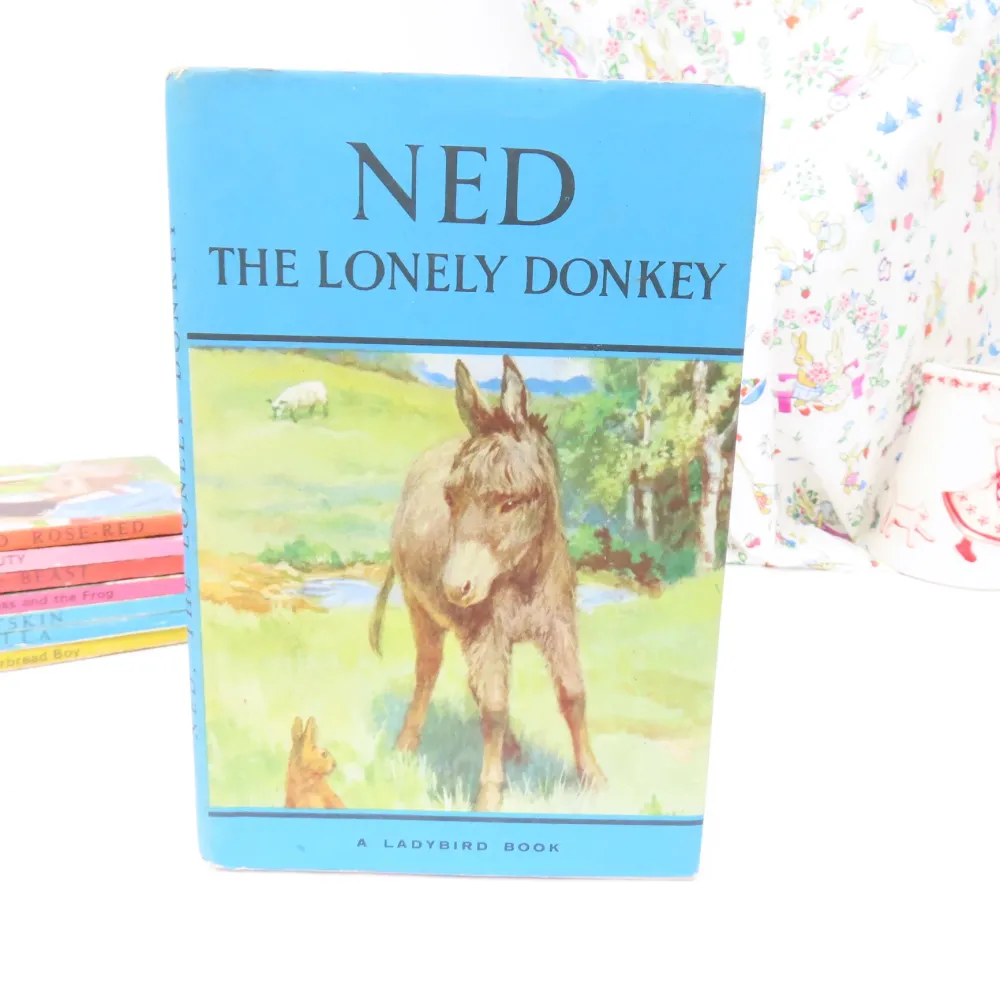 VINTAGE Ladybird book - Ned the Lonely Donkey with DJ (late 1950s)|Cottontails Baby Outlet