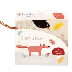 Where is Baby? Woodland crinkly cloth book|Cottontails Baby New