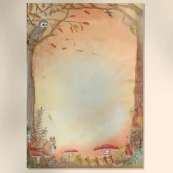 Wilded Family seasonal notepaper set - autumn|Cottontails Baby Discount