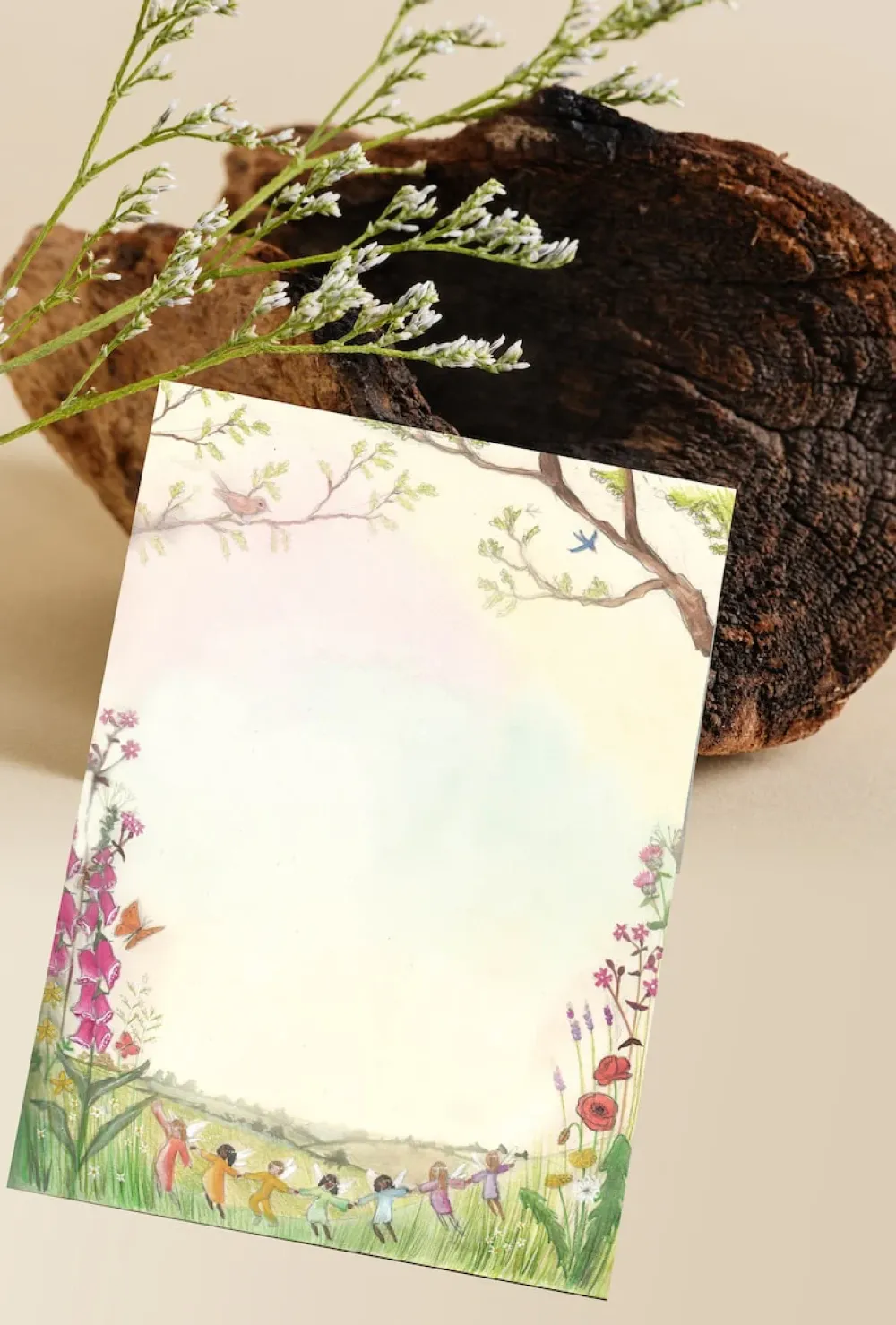 Wilded Family seasonal notepaper - spring & summer|Cottontails Baby Clearance