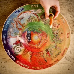 Wooden season wheel - Around the Year|Cottontails Baby Sale