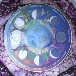 Wooden season wheel - phases of the moon|Cottontails Baby Clearance