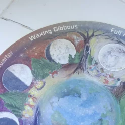 Wooden season wheel - phases of the moon|Cottontails Baby Clearance