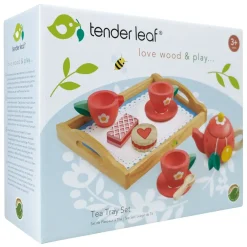 Wooden Tea Tray Set|Cottontails Baby Outlet